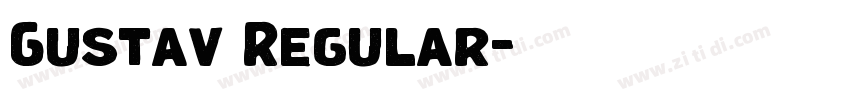 Gustav Regular字体转换